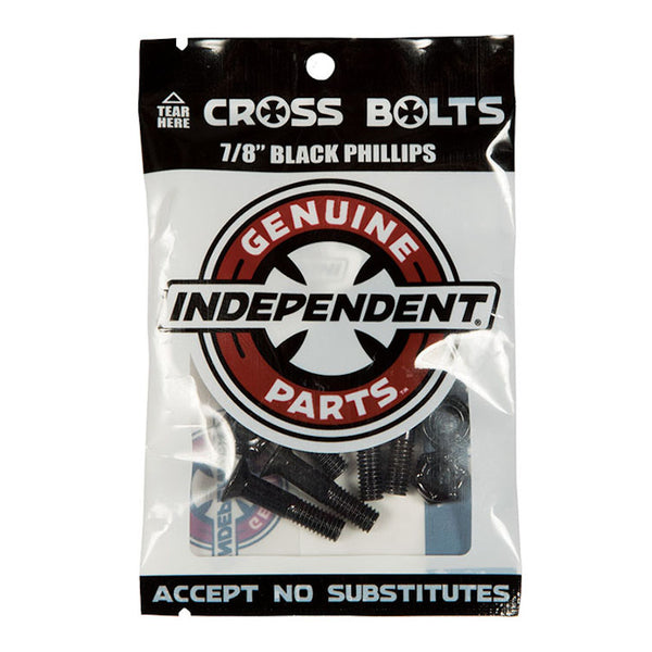 Independent Bolts Genuine Parts 7/8 Inch Phillips - Black