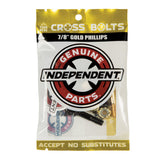 Independent Bolts Genuine Parts 7/8 Pouce Phillips - Noir/Or