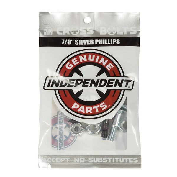 Independent Bolts Genuine Parts 7/8 Inch Phillips - Black/Silver