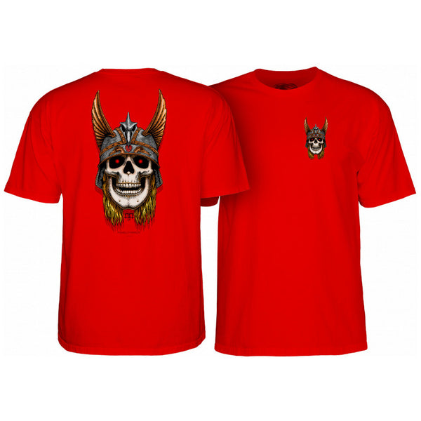 Powell & Peralta T-Shirt Andy Anderson Skull - Red
