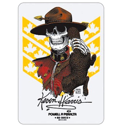 Powell & Peralta Sticker Kevin Harris Mountie - Medium
