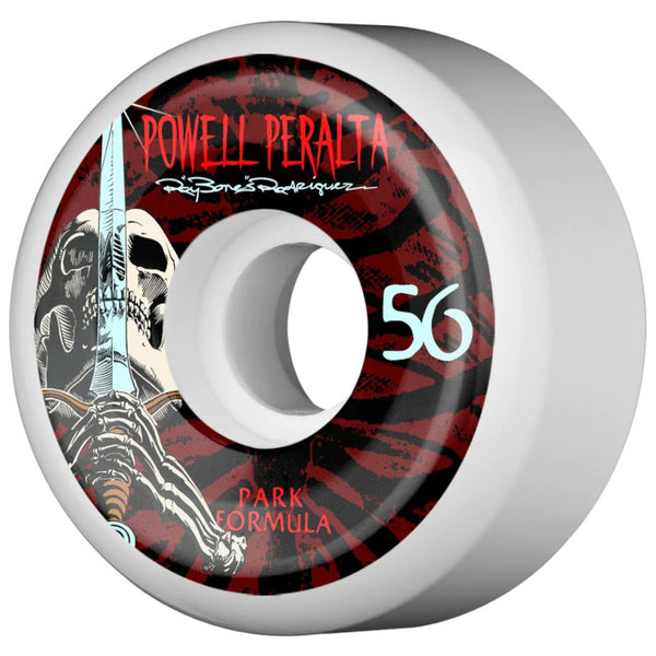 56mm 90a Powell & Peralta Wheels Rodriguez Skull & Sword PF