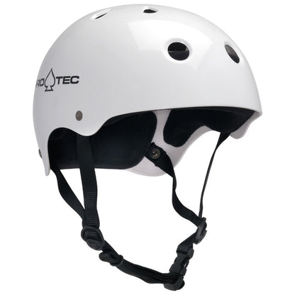 Pro-Tec Casque Classique Certifié - Blanc Brillant