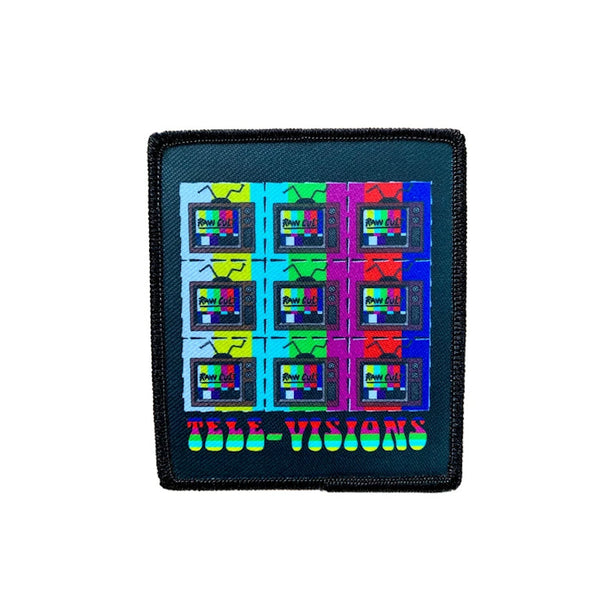 RAW CULT Patch Tele-Visions LSD - 3.5" X 3"
