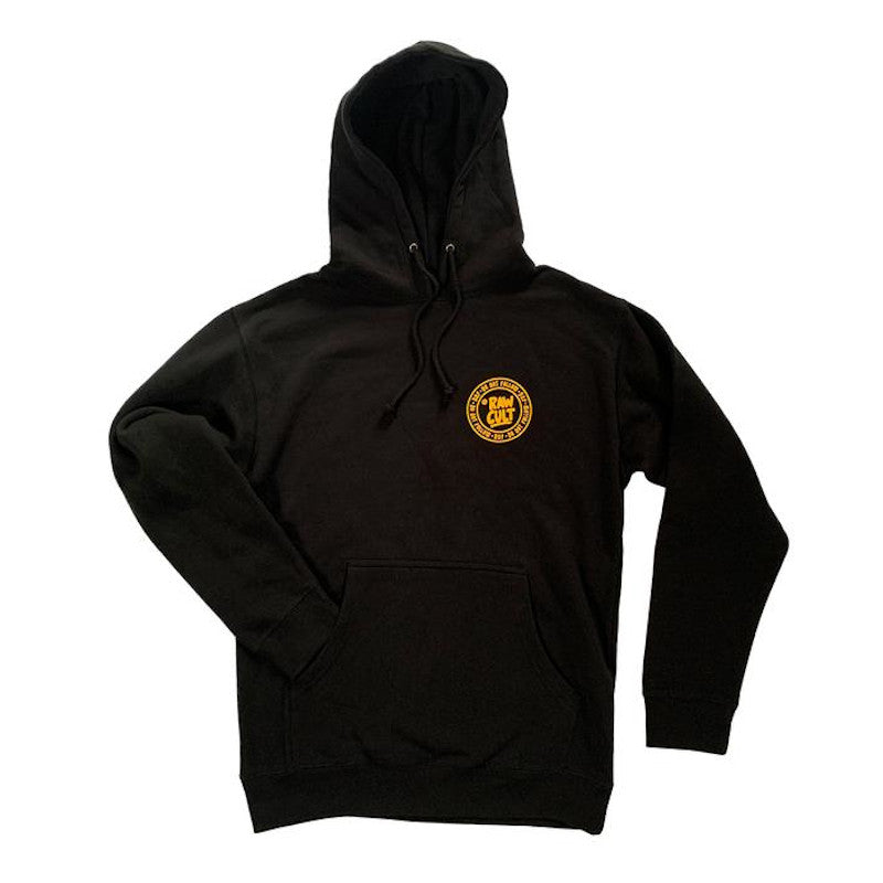 RAW CULT Hoodies Do Not Follow - Noir/Jaune