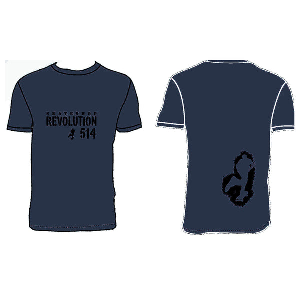 Revolution 514 T-Shirt Still Pushing - Navy Blue