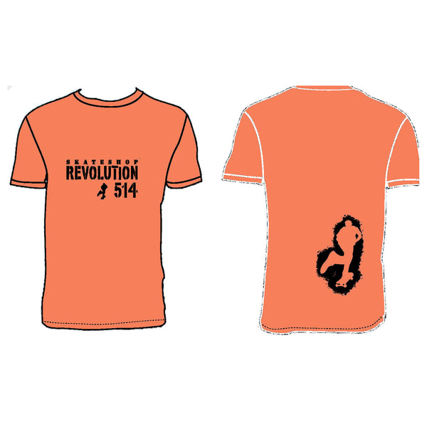 Revolution 514 T-Shirt Still Pushing - Sunset Orange