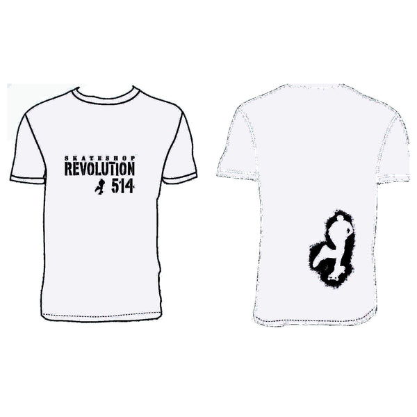 Revolution 514 T-Shirt Still Pushing - White