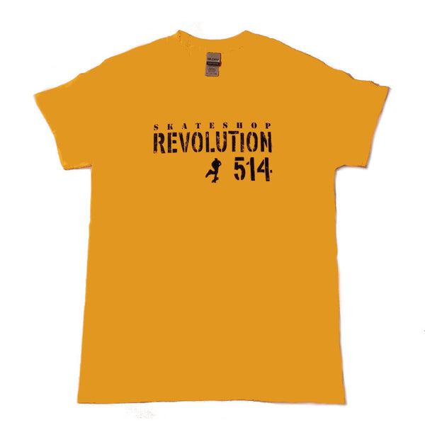 Revolution 514 T-Shirt Still Pushing - Jaune