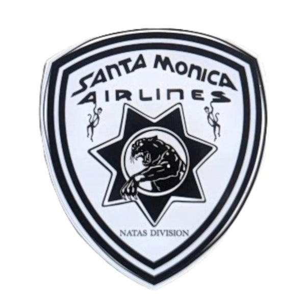Santa Monica Airlines Sticker Natas Division Badge