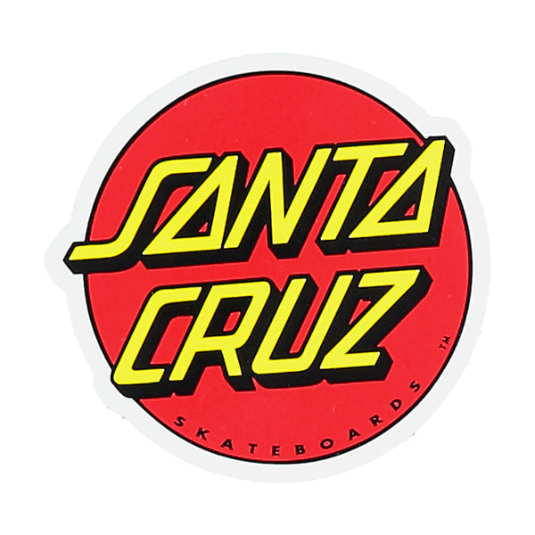 Santa Cruz Sticker Classic Dot  - Rouge/Large