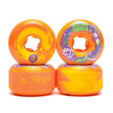 56mm 99a Slime Balls Wheels Brains Speed Balls - Orange/Yellow