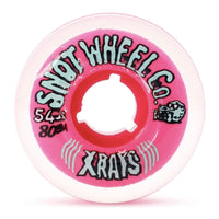 54mm 80A Snot Wheels X-Rays Clair/Rose