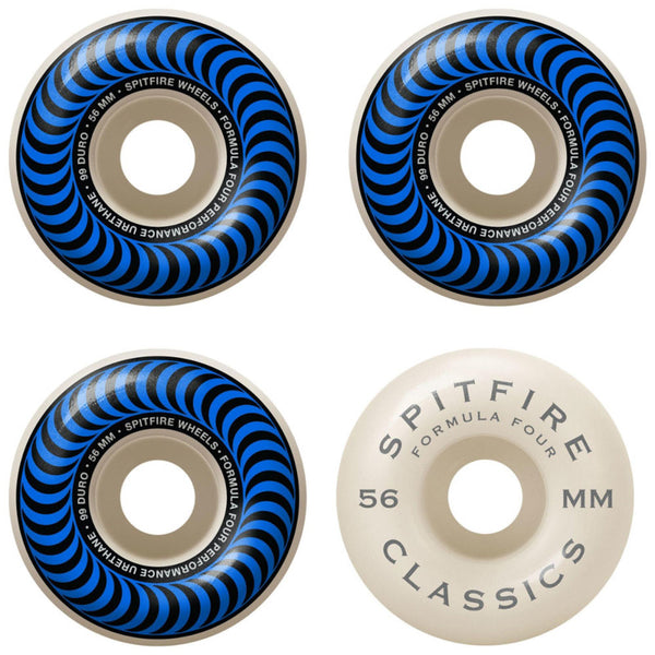 56mm 99a Spitfire Wheels Formula Four Classics