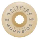 58mm 99a Spitfire Wheels Formula Four Live To Burnside