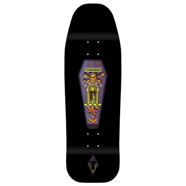 Theories Deck Skate Coffin Shaped 9.5